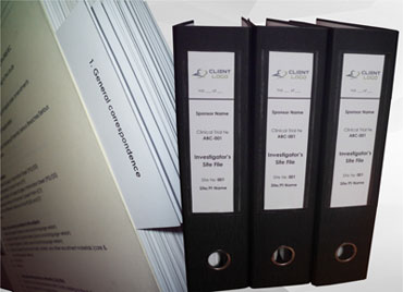 Binders set up
